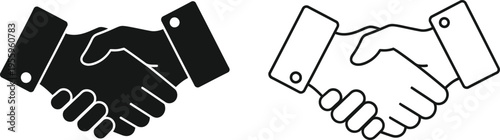 Handshake partnership agreement Vector