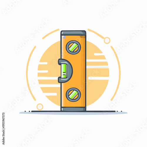 水平器のアイコン 建設・DIYの計測と精度確認