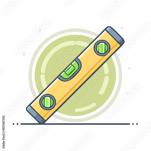 水平器のアイコン 建設・DIYの計測と精度確認