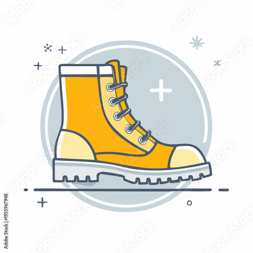 安全靴のアイコン 現場作業員の装備と怪我防止