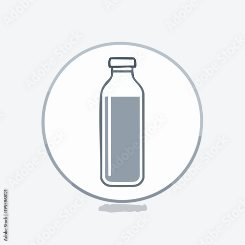 マイボトルのアイコン 水分補給やエコ・サステナブルな暮らし