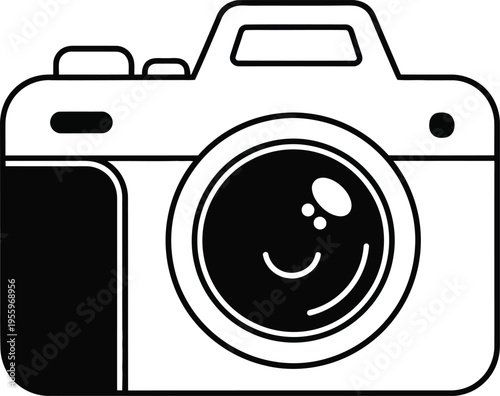Camera icon graphic Vector