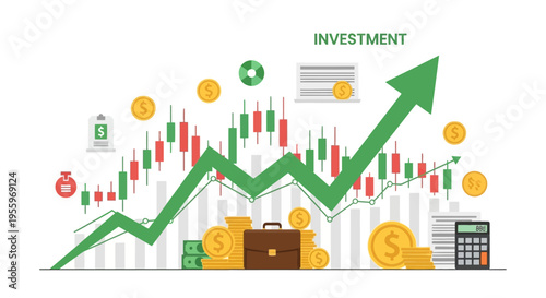 Business Investment Growth Finance Concept.