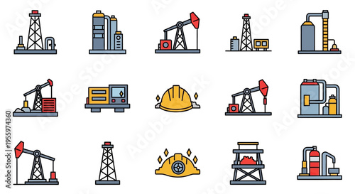 Oil Pump Jacks and Industrial Equipment.