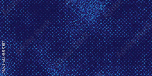 Abstract blue digital finance background with dotted pattern. Pixel technology grid clean corporate vector illustration