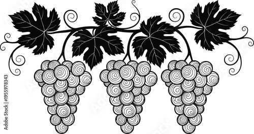 Collection of black mushroom silhouettes featuring various fungi species and toadstool shapes for nature forest design botanical vector illustration cad drawing asset sets.