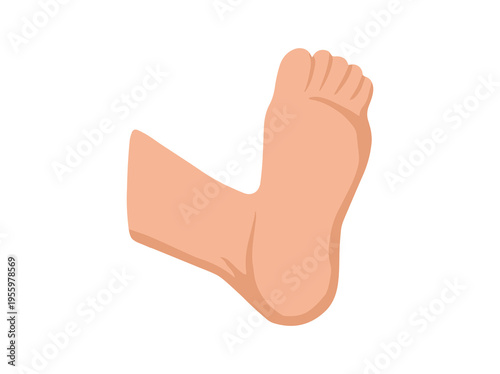 Foot Human Cartoon Clip Art
