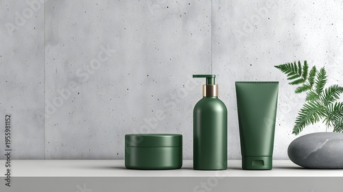 minimal packaging design with copy space center clean layout branding mockup