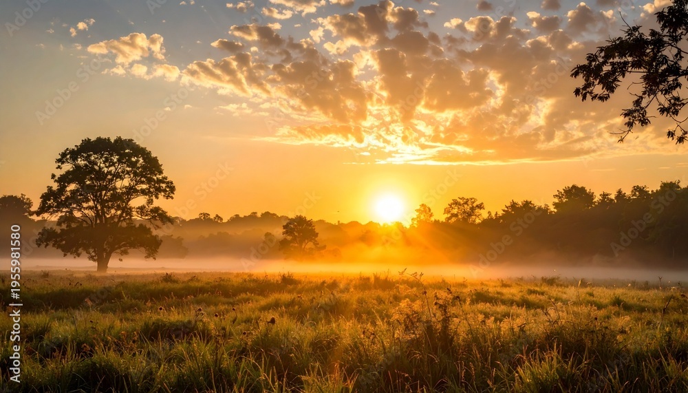 Naklejka premium Sunrise