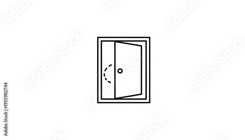 Open Door Icon, Entrance, Exit, Opportunity, Welcome, Choice, Entranceway, Entryway, Way Out