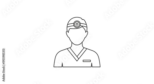 Doctor Icon, Medical Professional Headband, Healthcare Symbol, Clinic, Hospital, Physician