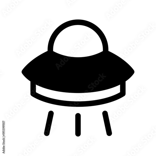 Ufo Icon Vector Symbol Design Illustration