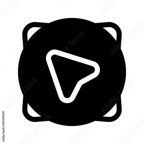 Compass Icon Vector Symbol Design Illustration