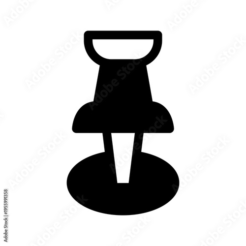 Pin Icon Vector Symbol Design Illustration