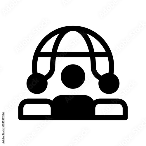 Populations Icon Vector Symbol Design Illustration