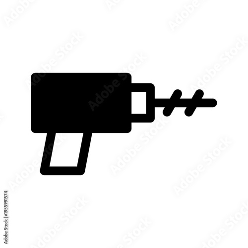 Driller Icon Vector Symbol Design Illustration