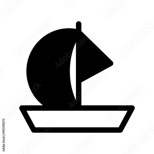 Boat Icon Vector Symbol Design Illustration