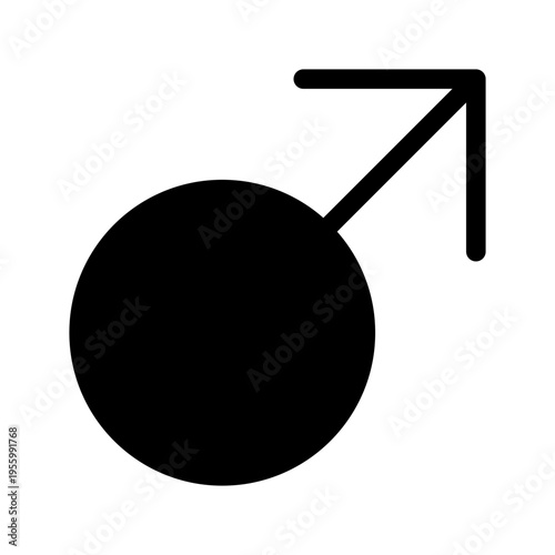 Mars Icon Vector Symbol Design Illustration