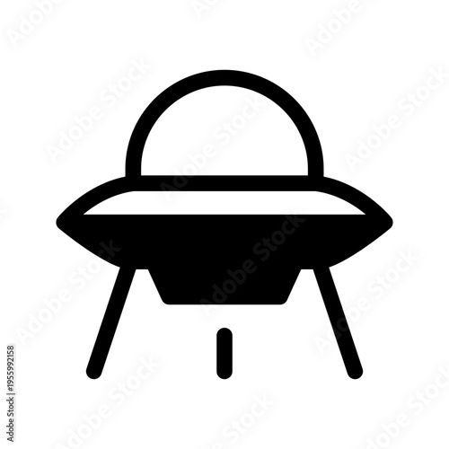 Ufo Icon Vector Symbol Design Illustration