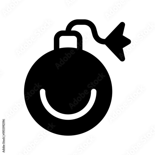 Bomb Icon Vector Symbol Design Illustration