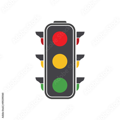 vector green traffic lights