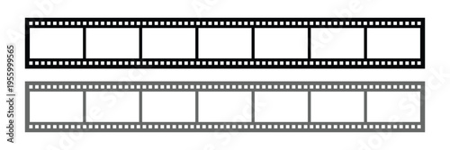 Old retro tape film video movies, Grunge vintage film strip for photo video filming. Minimal film strip icon. Vector illustration of film, cinema, camera, picture, photo, video, movie, strip, icon .