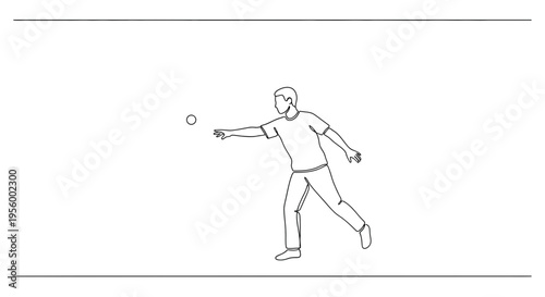 Man throwing a ball, active lifestyle, sports and recreation, outdoor activity