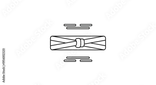 Martial Arts Belt Icon, Karate Belt, Judo Belt, Taekwondo Belt, Black Belt Symbol, Karate Gi