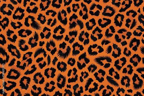 A captivating animal skin pattern, mimicking wild fur texture and natural camouflage, perfect as a vibrant wildlife background for diverse designs