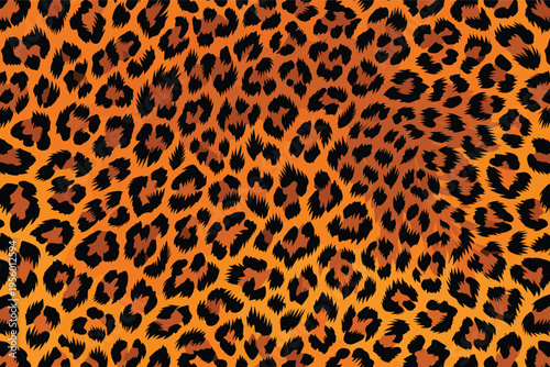 Vibrant wild animal wildlife fur skin pattern background, perfect for a striking camouflage design, showcasing exotic spots and natural texture