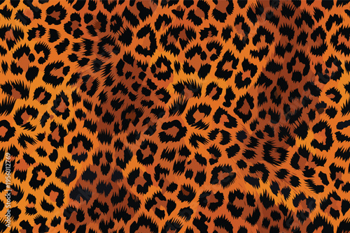 Exotic animal wildlife skin pattern, showcasing intricate fur texture and natural camouflage, creating a dynamic, seamless background