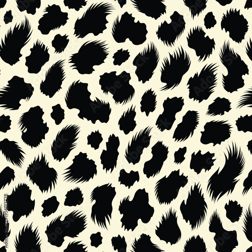 Wild animal fur skin pattern creating a natural wildlife camouflage background, an exotic and seamless texture design