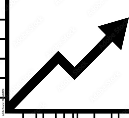 increasing weight graph on transparent background for web and graphic design

