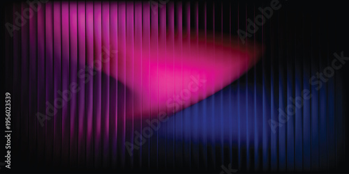 Vertical Magenta Blue Neon Gradient Background with Stripes and Soft Light Wave – Abstract Smartphone Wallpaper