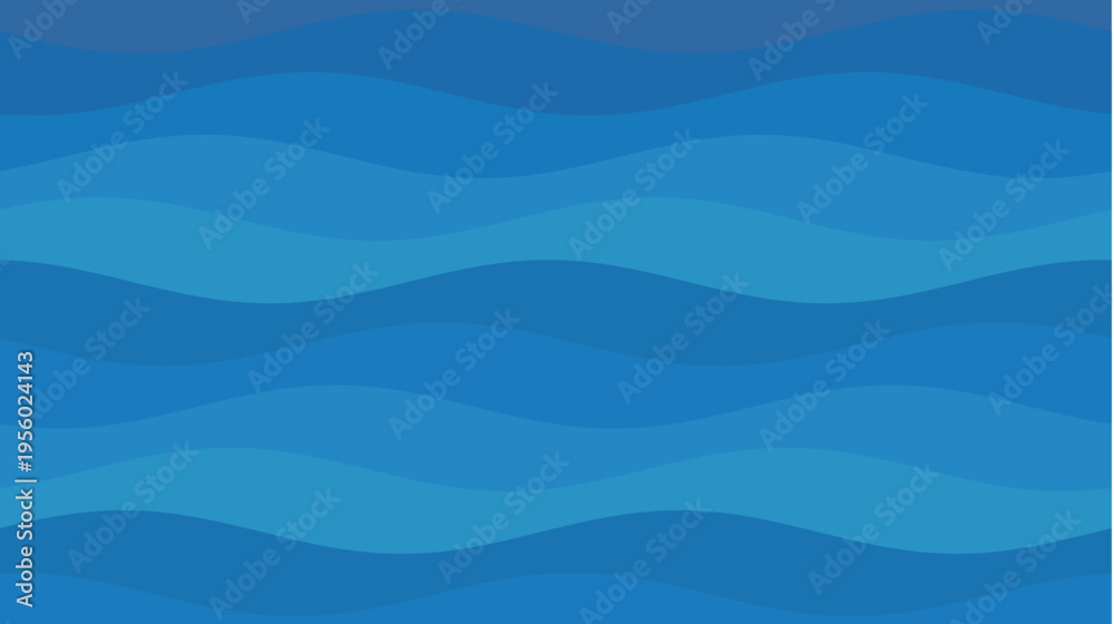 Fototapeta premium Blue Wave Abstract Pattern Graphic Background Design