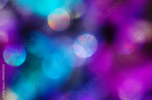 Blur bokeh background , defocused purple blue turquoise colors festive, holiday backdrop, texture. space for text. Wallpaper