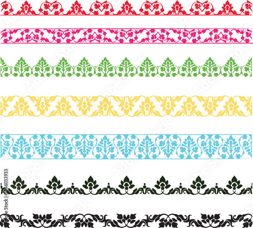 Beautiful flower art and colorful floral design