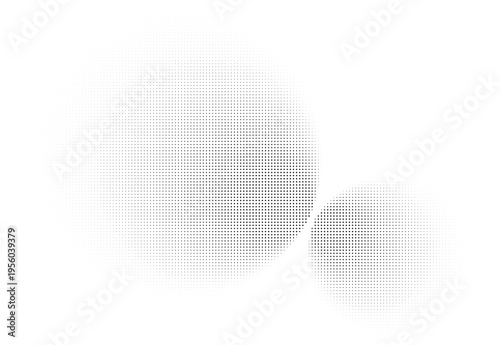 Vector halftone dots background. Black and white comic pattern.