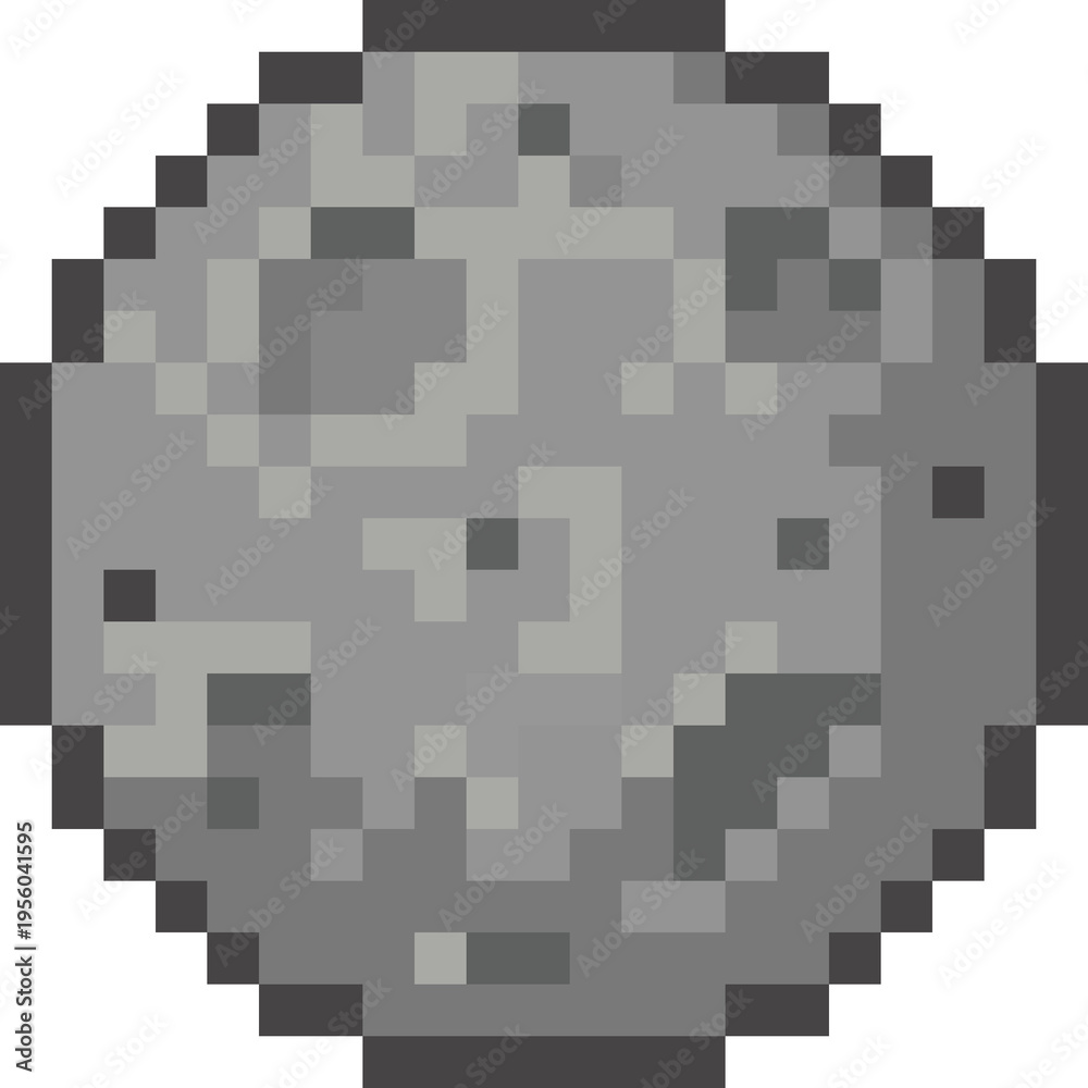 Obraz premium Pixel space universe