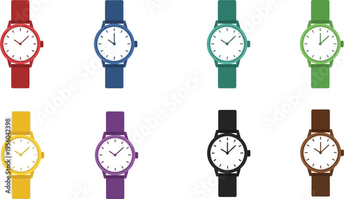 Colorful Timepieces A Collection of Stylish Watch Concepts