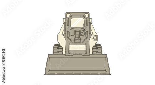 Heavy duty industrial construction equipment machine.