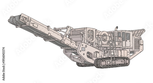 Detailed illustration of a spacecraft.