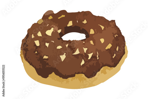 チョコナッツドーナツ