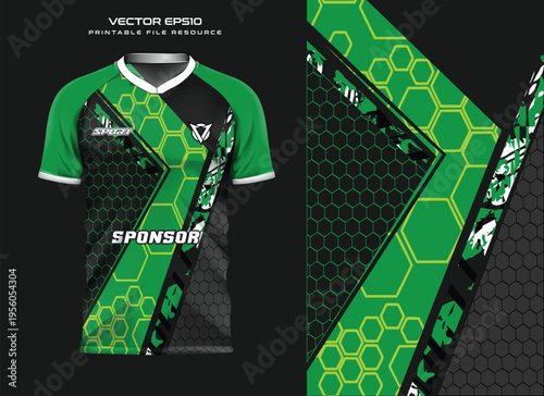 jersey sport template vector illustration