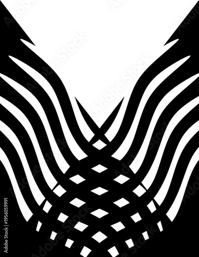 black and white abstract background pattern wallpaper lines textile .