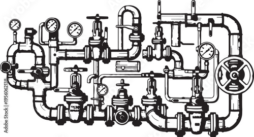 Silhouetted modern cityscape showcases sharp, towering skyscrapers against a stark white background, suggesting urban density and growth.