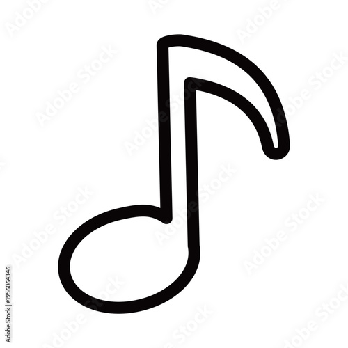 シンプルな八分音符