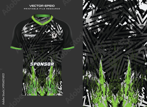 jersey sport template vector illustration