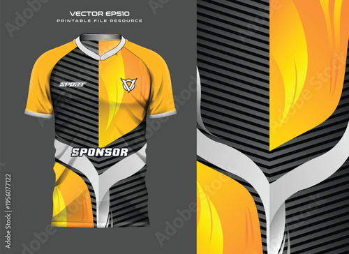 jersey sport template vector illustration