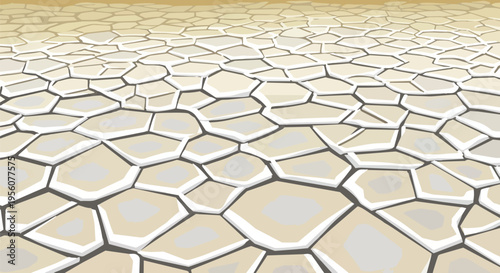 Abstract texture of severely parched ground depicting widespread drought and environmental desiccation a stark visual representation of a dry barren